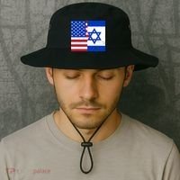 American Israeli Support Israel Bucket Hat thumb 2