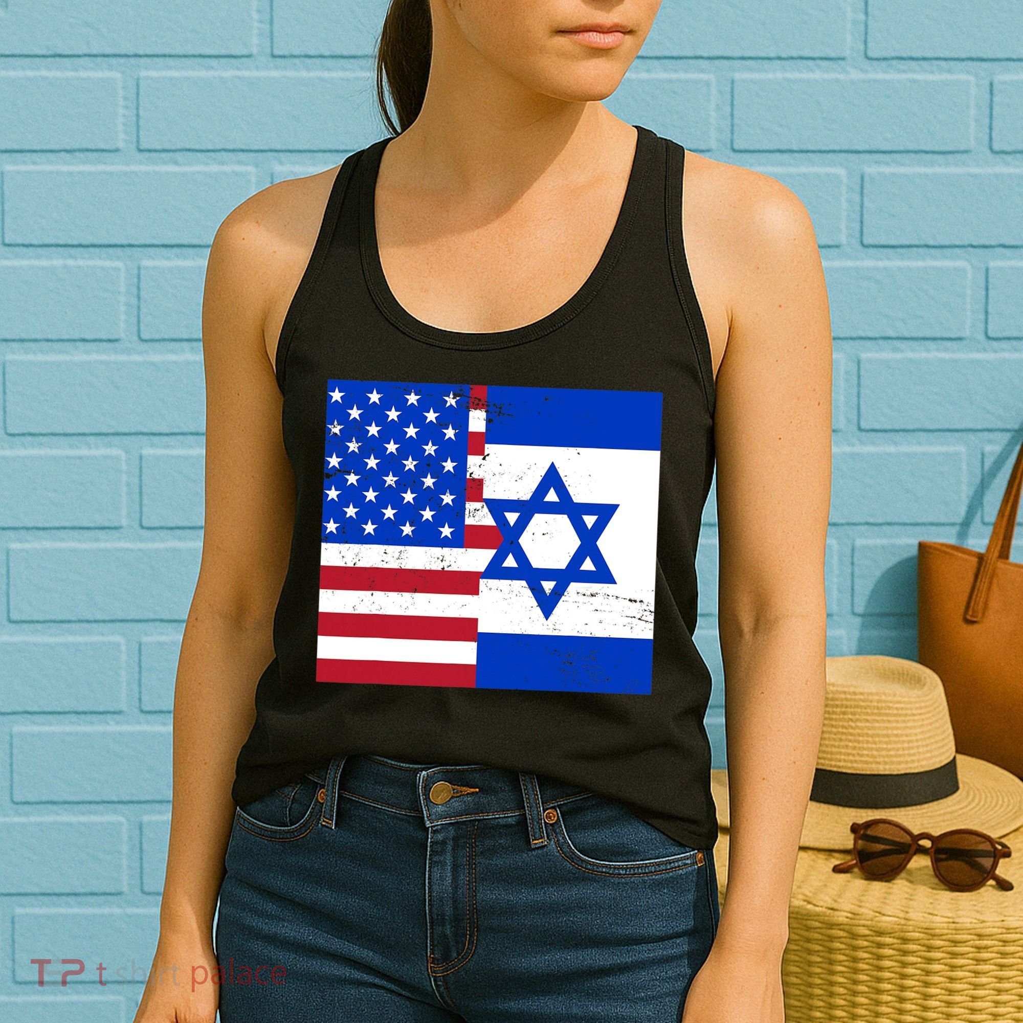 American Israeli Support Israel Women's Tank Top
