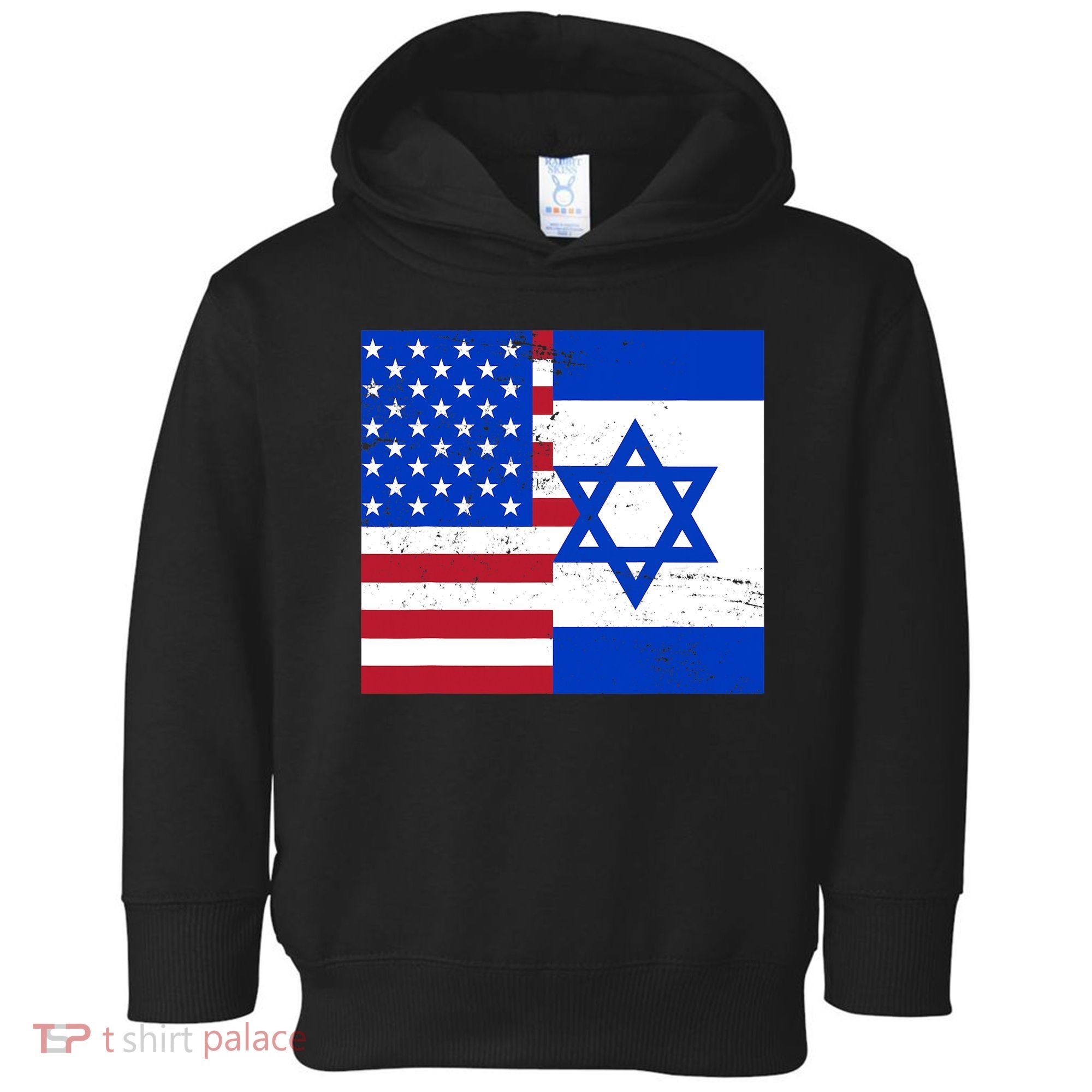 American Israeli Support Israel Toddler Hoodie