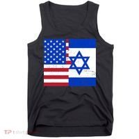 American Israeli Support Israel Tank Top thumb 0