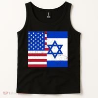 American Israeli Support Israel Tank Top thumb 2