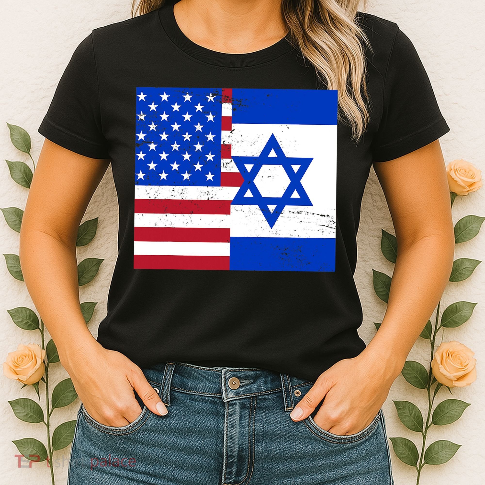American Israeli Support Israel Women's T-Shirt