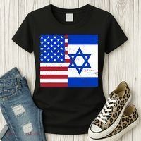 American Israeli Support Israel Women's T-Shirt thumb 3