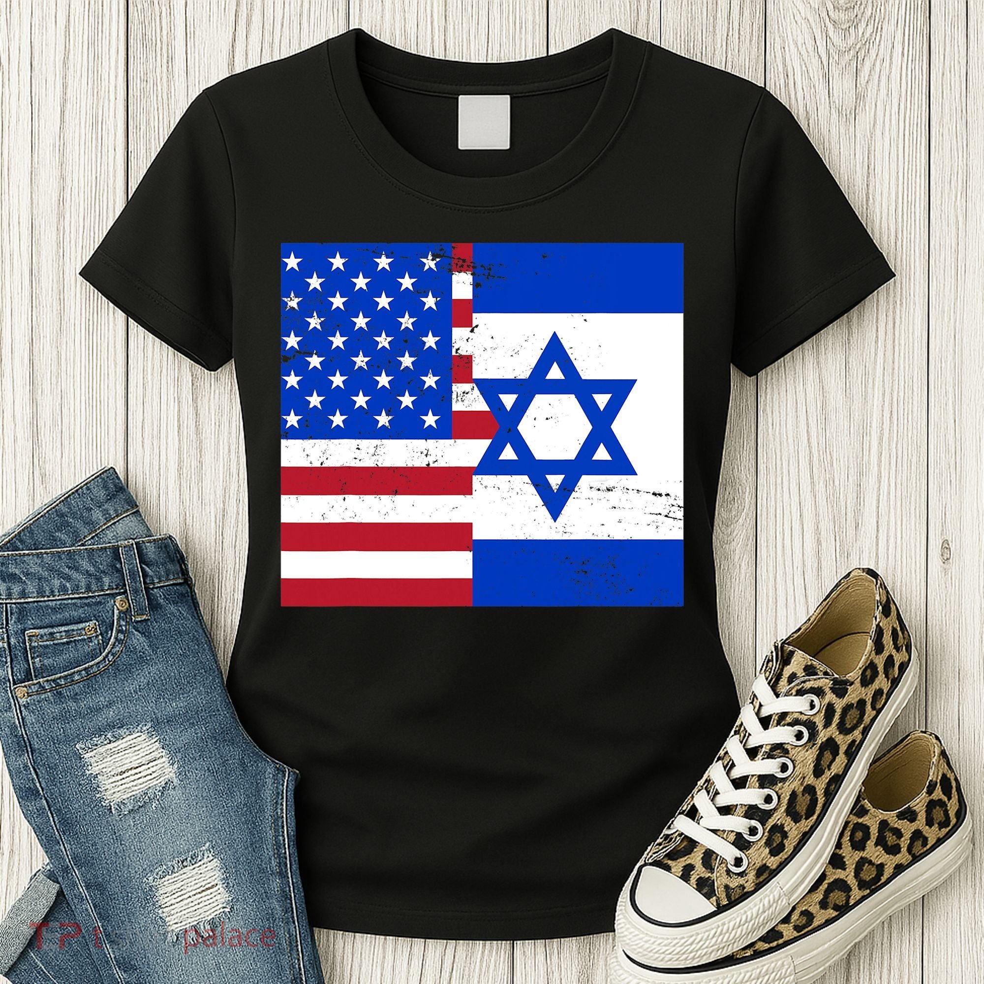 American Israeli Support Israel Women's T-Shirt