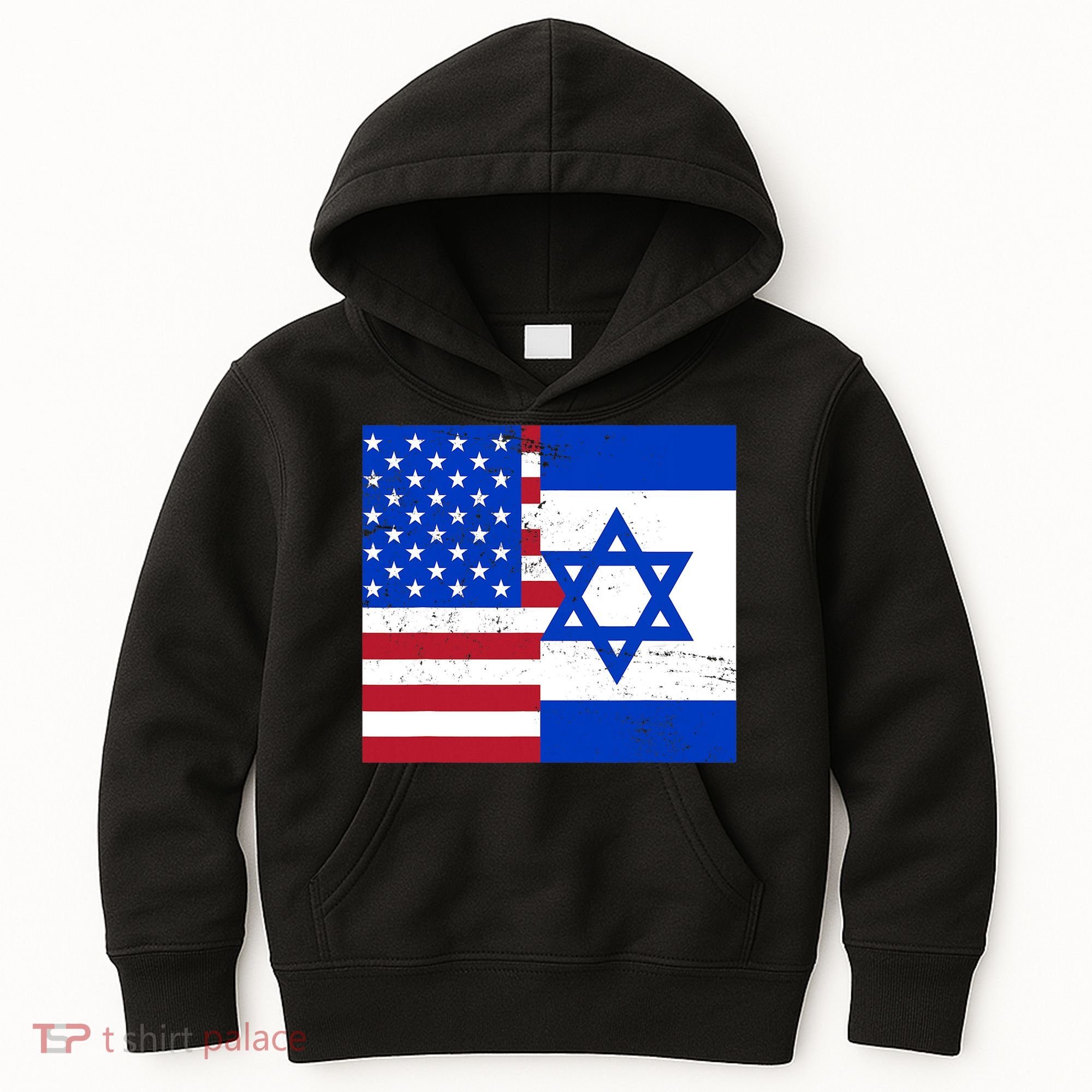American Israeli Support Israel Kids Hoodie