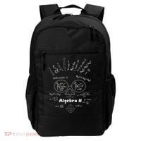 Algebra II Skull Of Equations And Formula Face Funny Nerdy Backpack thumb 0