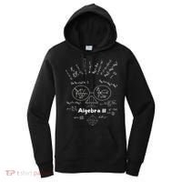Algebra II Skull Of Equations And Formula Face Funny Nerdy Women's Hoodie thumb 0