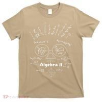 Algebra II Skull Of Equations And Formula Face Funny Nerdy T-Shirt thumb 0