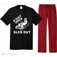 Aight Imma Sled Out Funny Winter Snow Pajama Set thumb 0