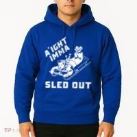 Aight Imma Sled Out Funny Winter Snow Hoodie thumb 2