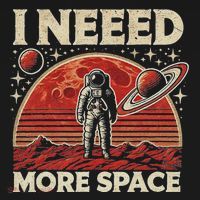 Astronaut In Space Planet Occupy Mars Backpack thumb 2