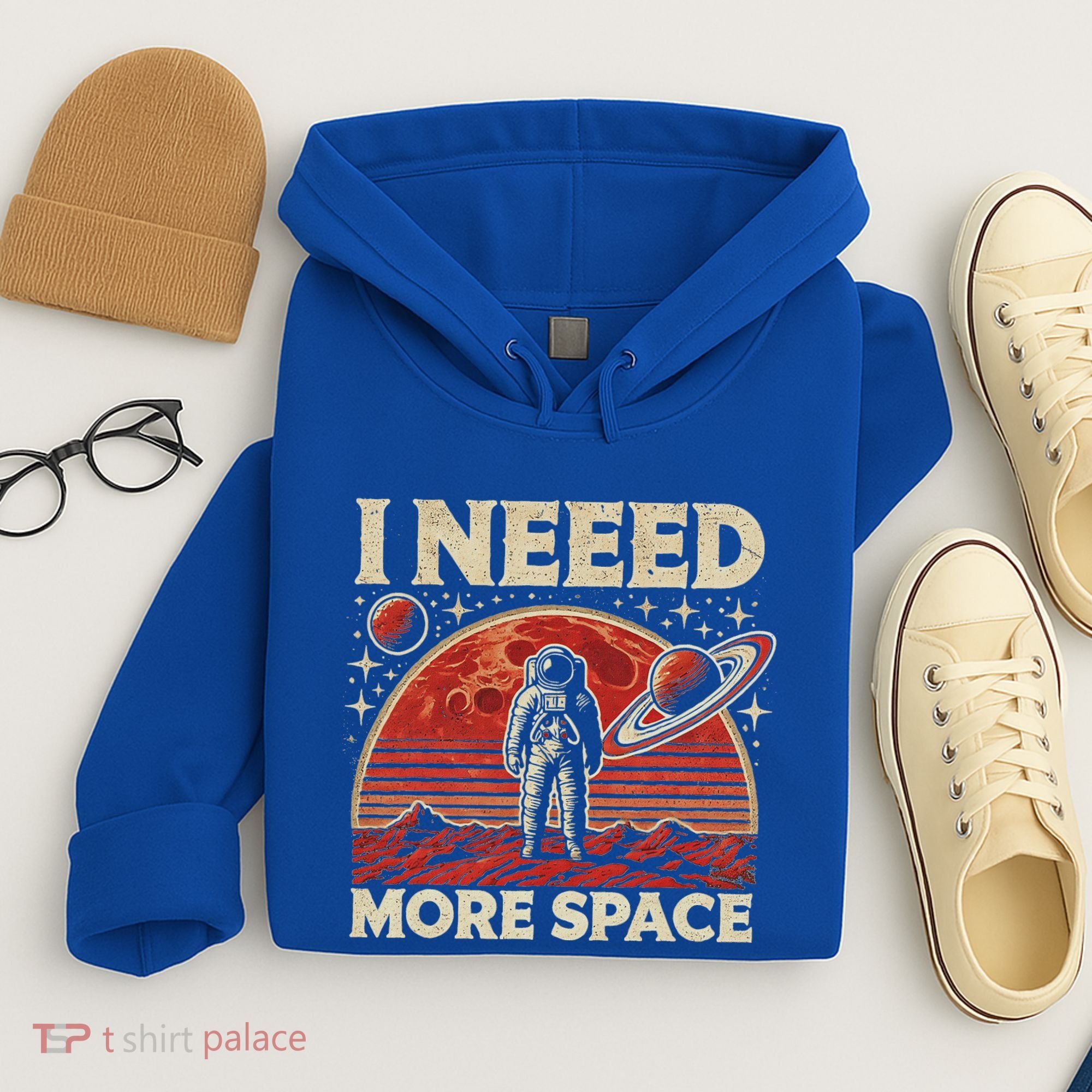 Astronaut In Space Planet Occupy Mars Hoodie