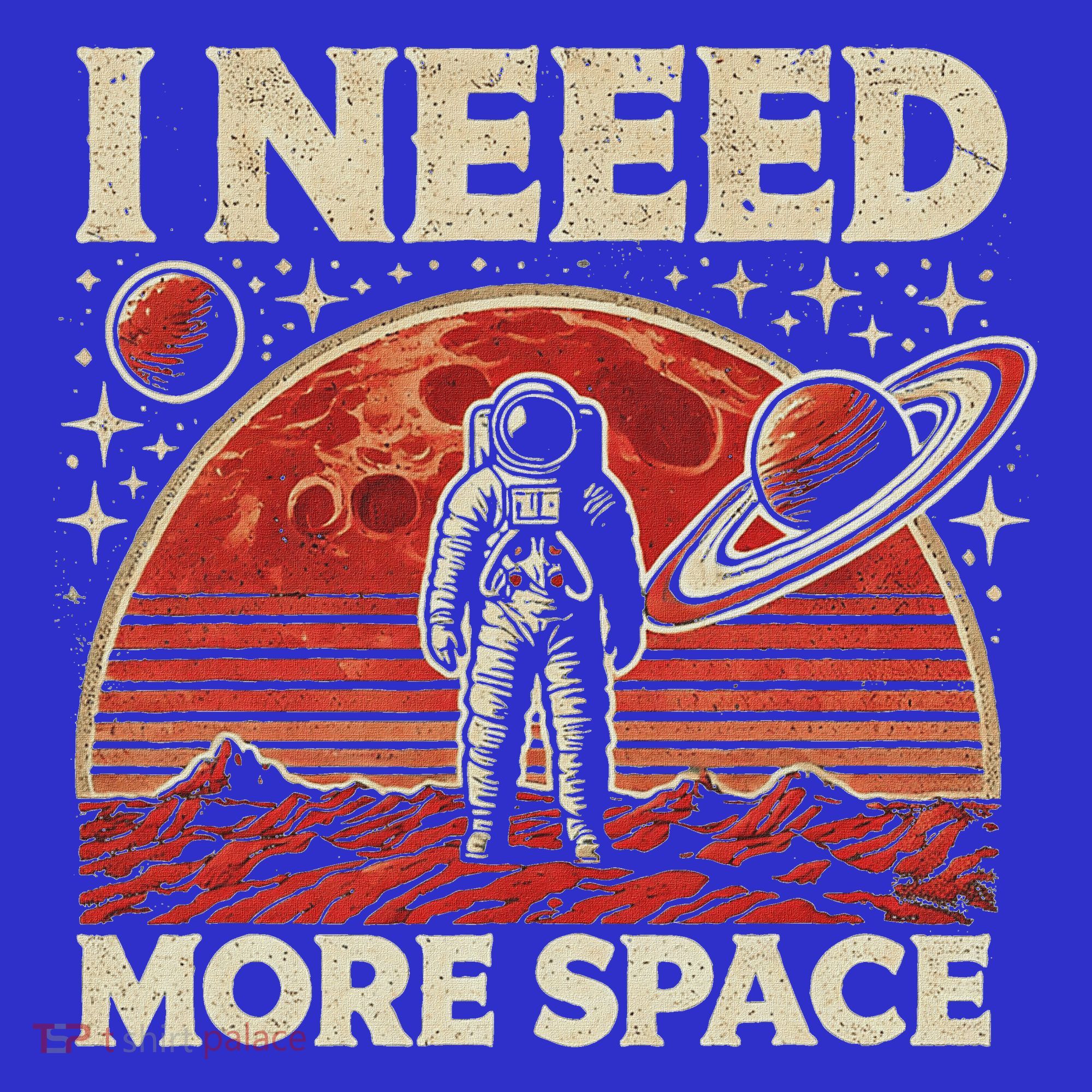Astronaut In Space Planet Occupy Mars Long Sleeve Shirt