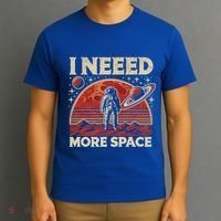 Astronaut In Space Planet Occupy Mars T-Shirt thumb 3