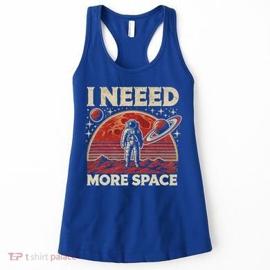 Astronaut In Space Planet Occupy Mars Women's Tank Top