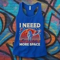 Astronaut In Space Planet Occupy Mars Women's Tank Top thumb 3