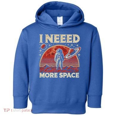 Astronaut In Space Planet Occupy Mars Toddler Hoodie