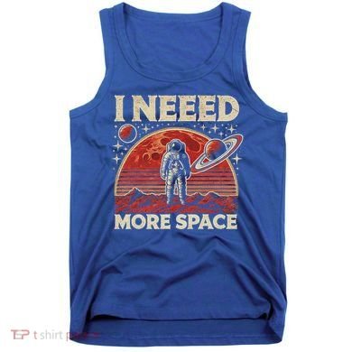 Astronaut In Space Planet Occupy Mars Tank Top