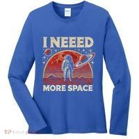 Astronaut In Space Planet Occupy Mars Women's Long Sleeve Shirt thumb 0