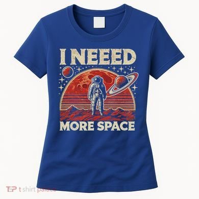 Astronaut In Space Planet Occupy Mars Women's T-Shirt