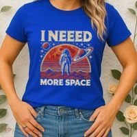 Astronaut In Space Planet Occupy Mars Women's T-Shirt thumb 2