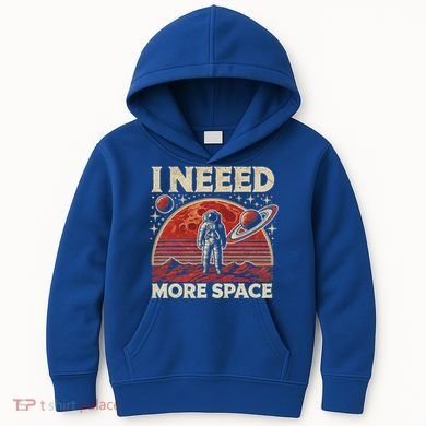 Astronaut In Space Planet Occupy Mars Kids Hoodie