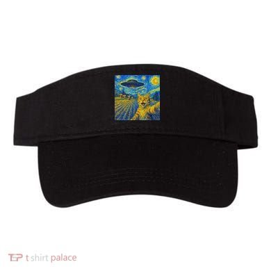 Alien Invasion Starry Night Cool Cat Lovers Gift Idea Visor