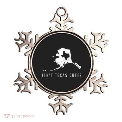 Alaska Isnt Texas Cute Funny Map Gift Ornament