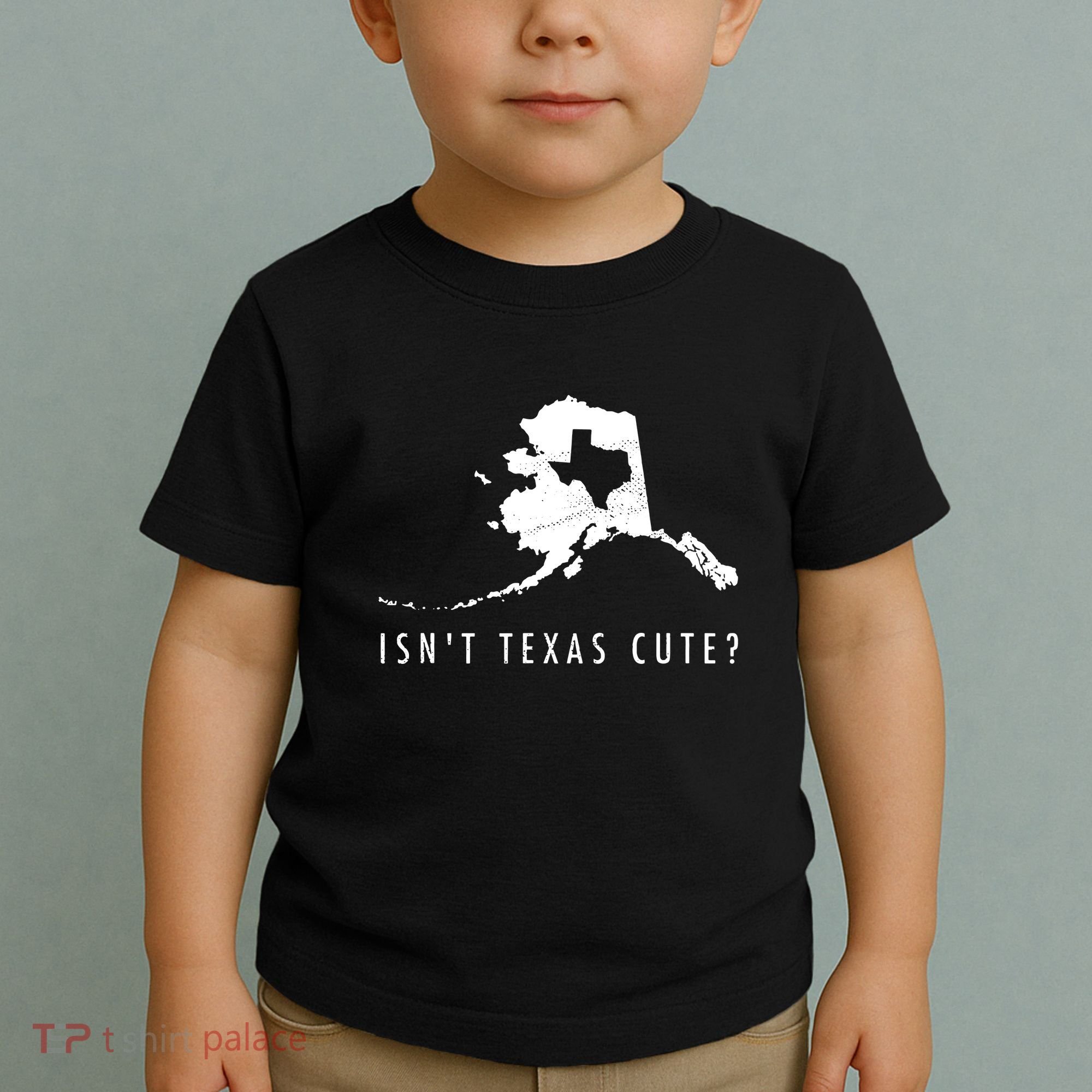 Alaska Isnt Texas Cute Funny Map Gift Toddler T-Shirt