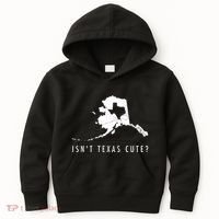 Alaska Isnt Texas Cute Funny Map Gift Kids Hoodie thumb 0