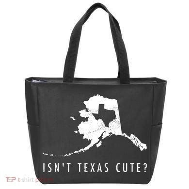 Alaska Isnt Texas Cute Funny Map Gift Tote Bag
