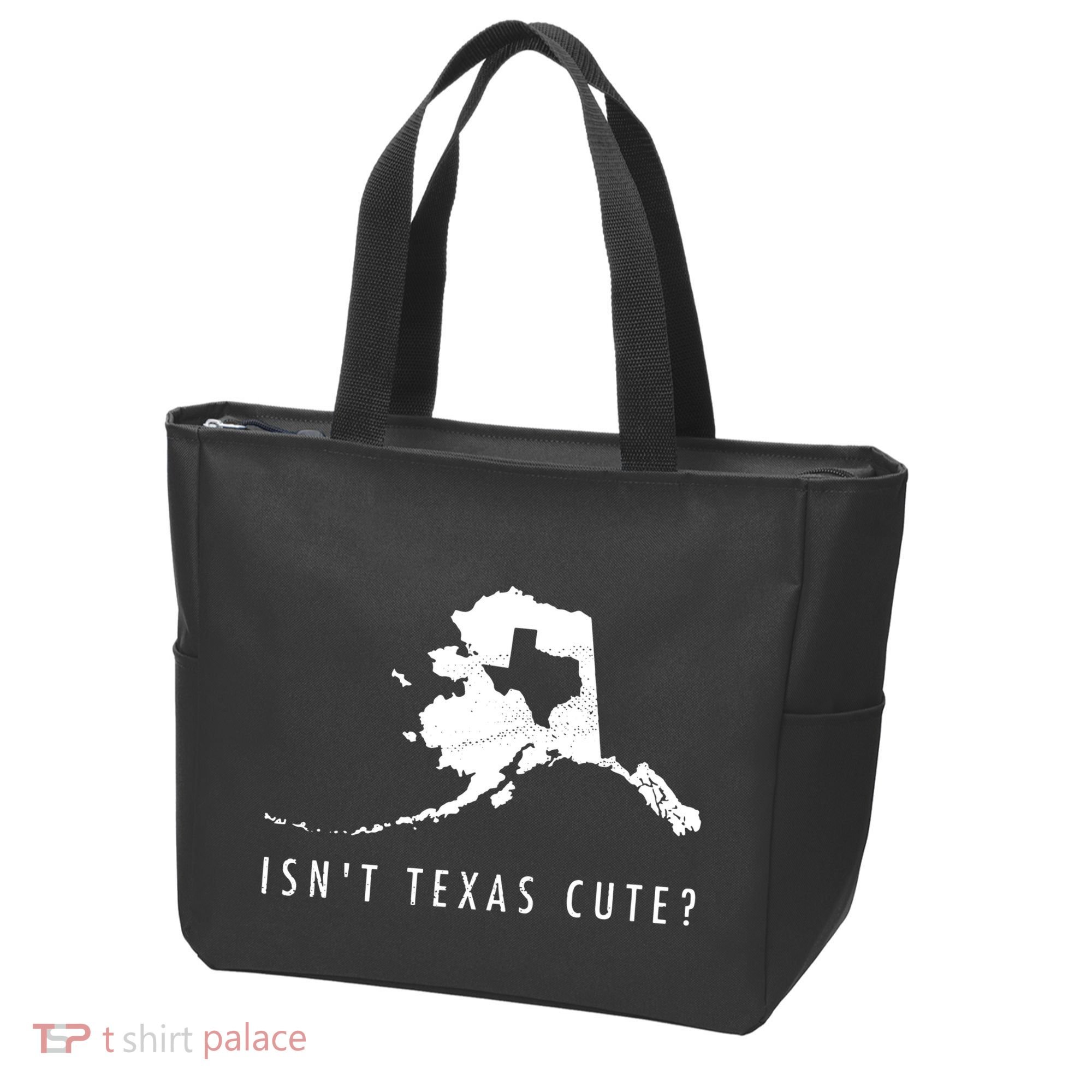 Alaska Isnt Texas Cute Funny Map Gift Tote Bag