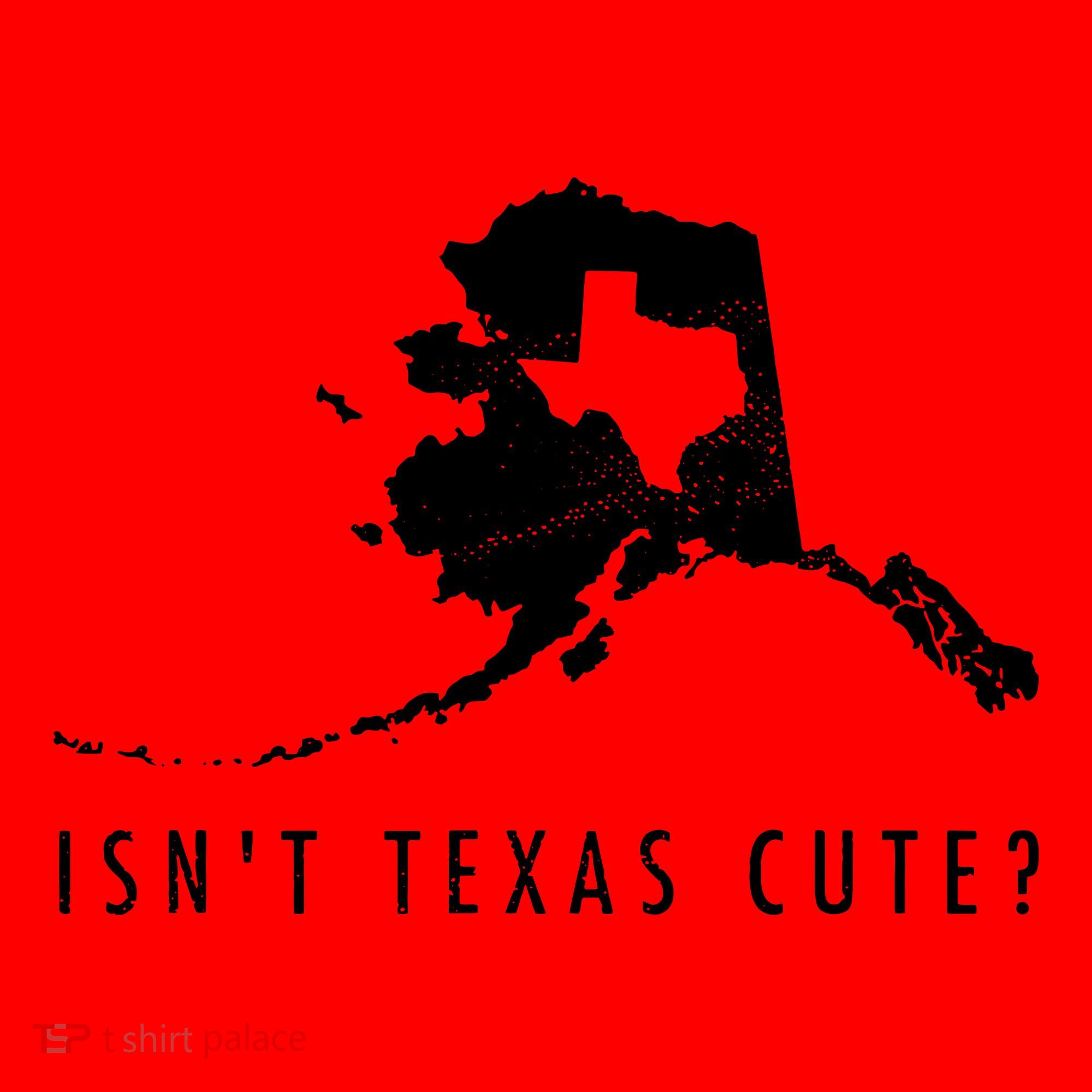 Alaska Isnt Texas Cute Funny Map Gift Santa Hat