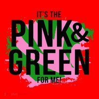 A ItS The Pink And Green For Me Sorority Santa Hat thumb 1