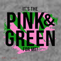 A ItS The Pink And Green For Me Sorority Toddler Hoodie thumb 2
