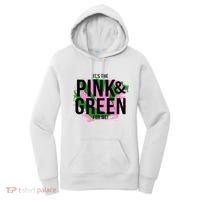 A ItS The Pink And Green For Me Sorority Women's Hoodie thumb 0