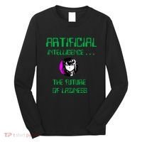 Artificial Intelligence The Future Of Laziness Long Sleeve Shirt thumb 0
