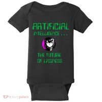 Artificial Intelligence The Future Of Laziness Baby Bodysuit thumb 0