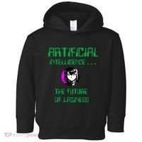 Artificial Intelligence The Future Of Laziness Toddler Hoodie thumb 0