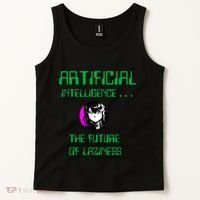 Artificial Intelligence The Future Of Laziness Tank Top thumb 2