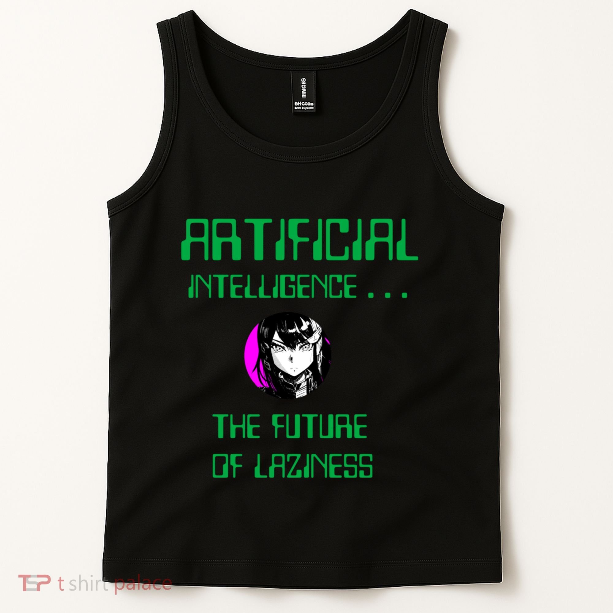 Artificial Intelligence The Future Of Laziness Tank Top