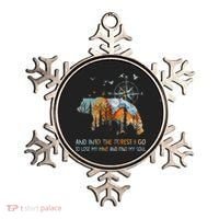 And Into The Forest I Go To Lose My Mind Camping Bear Ornament thumb 0