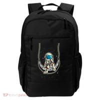 Astronaut In The Moon Backpack thumb 0