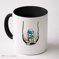 Astronaut In The Moon Coffee Mug thumb 0