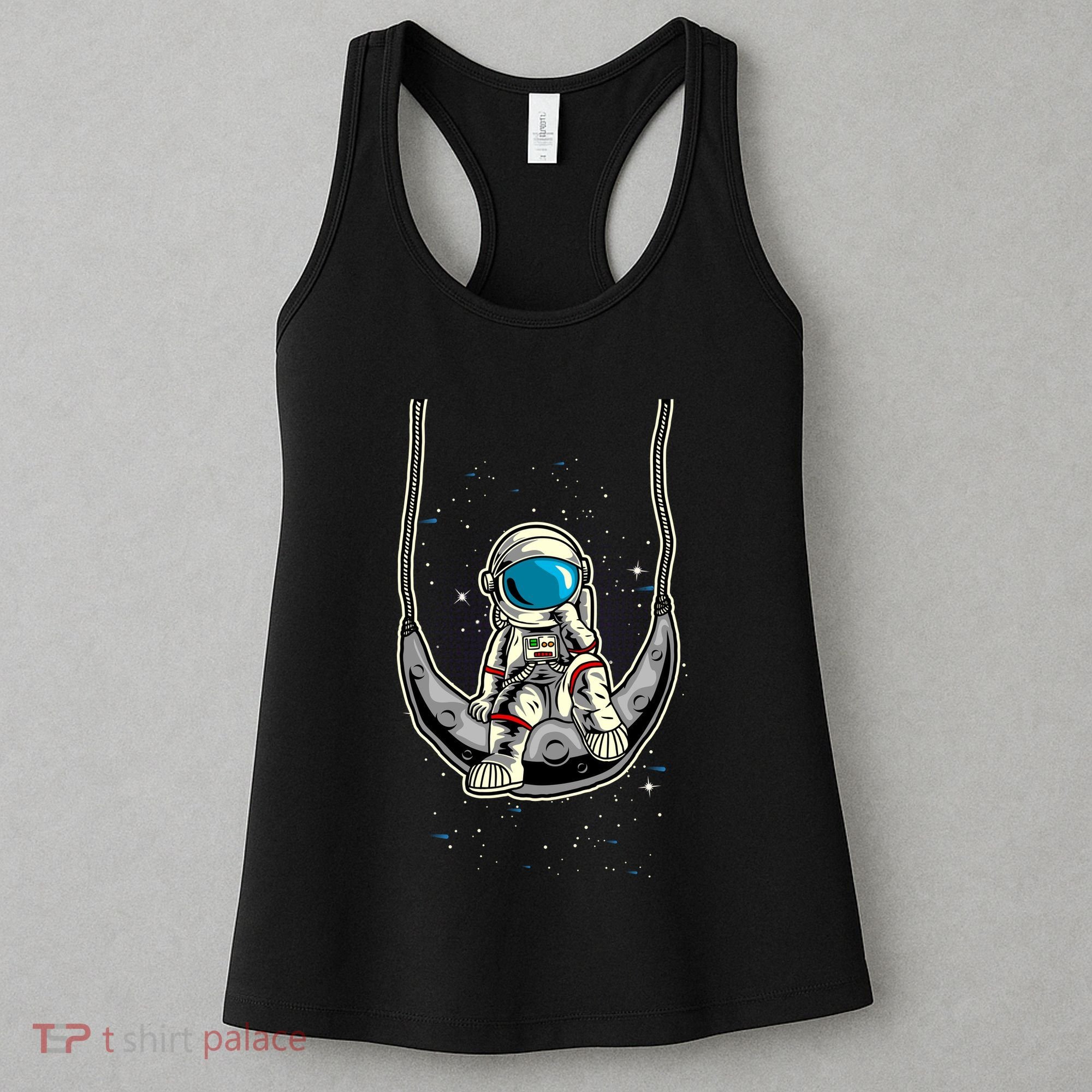 Astronaut In The Moon Women's Tank Top
