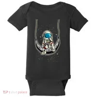 Astronaut In The Moon Baby Bodysuit thumb 0