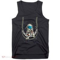 Astronaut In The Moon Tank Top thumb 0