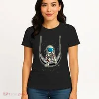 Astronaut In The Moon Women's T-Shirt thumb 4