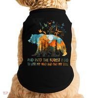 And Into The Forest I Go To Lose My Mind Camping Doggie Tank thumb 0
