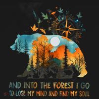 And Into The Forest I Go To Lose My Mind Camping Women's Hoodie thumb 2